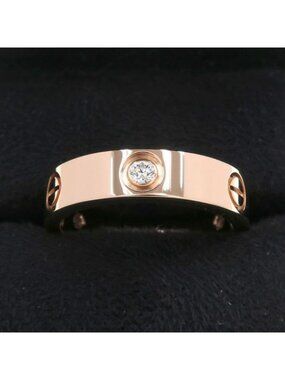 Cartier Love Ring Half Diamond